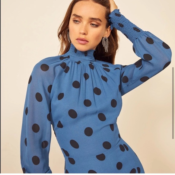 Reformation Valentin long sleeve dress - Picture 3 of 5